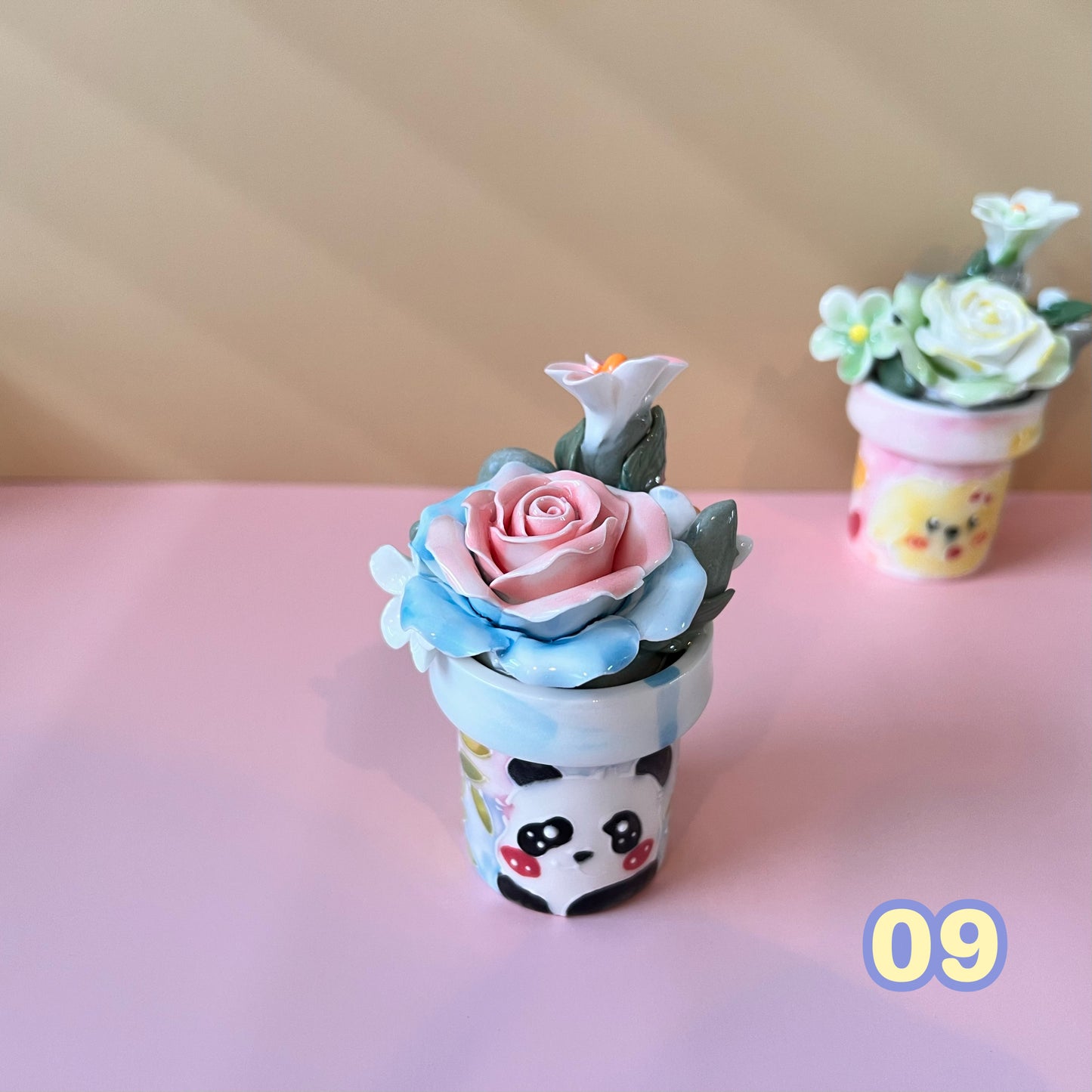 Handmade Ceramic Flower-in-pot Diffuser