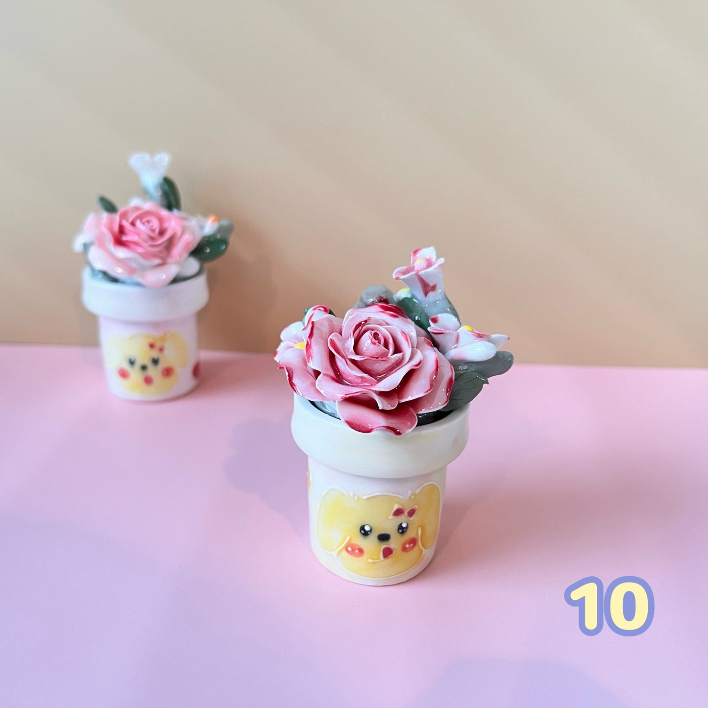 Handmade Ceramic Flower-in-pot Diffuser