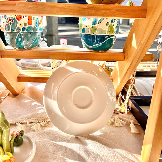 Handmade Ceramic Cactus Saucer