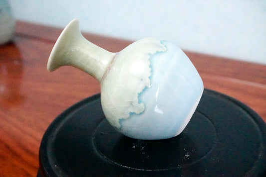 Cute mini unique glazed vases