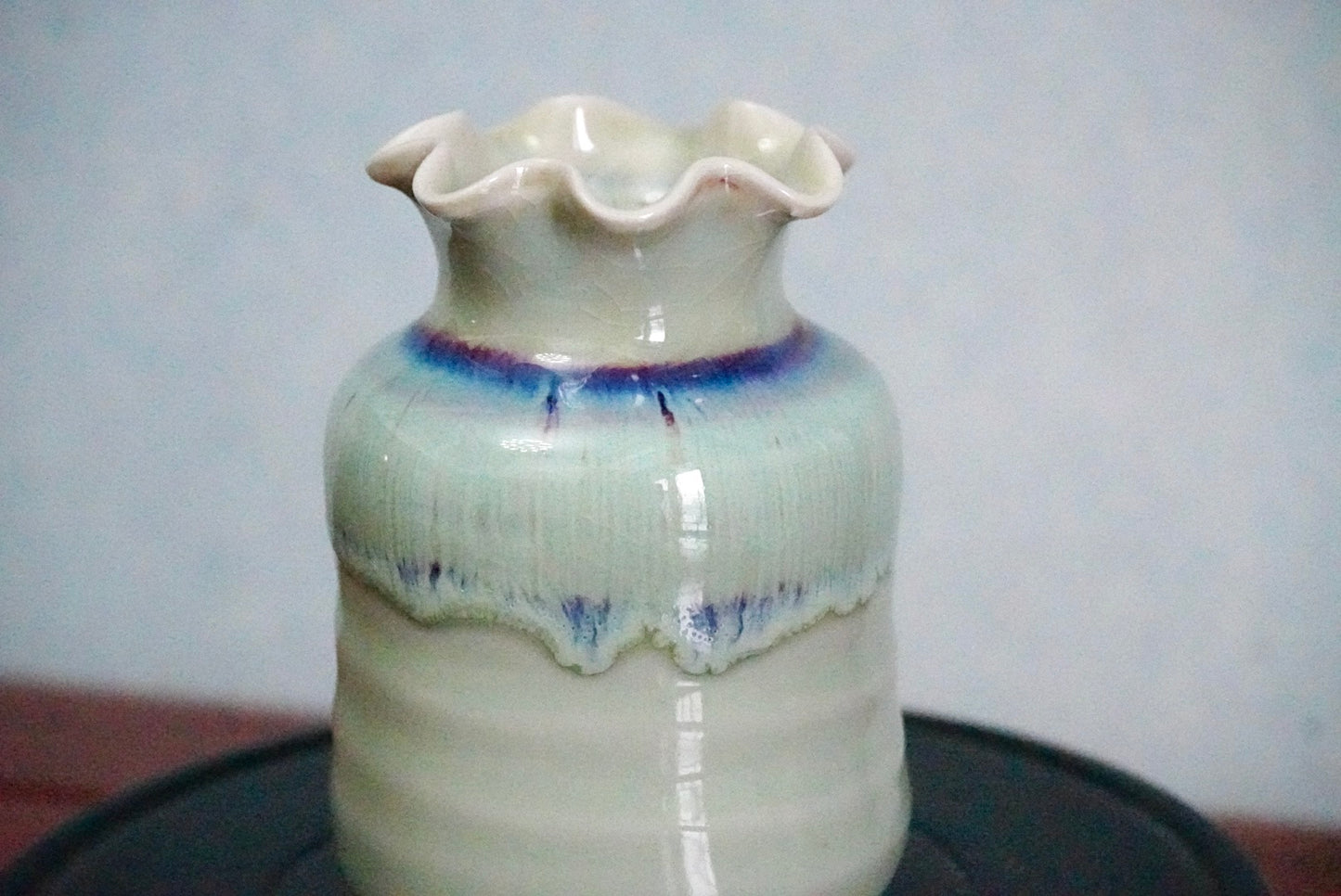 Cute mini unique glazed vases