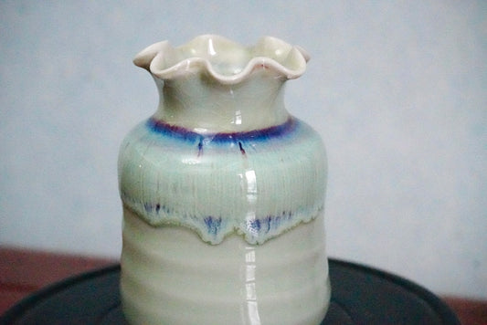 Cute mini unique glazed vases