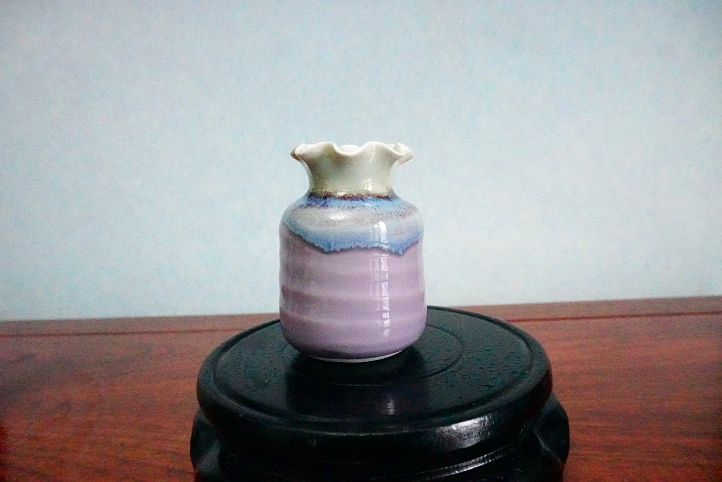 Cute mini unique glazed vases