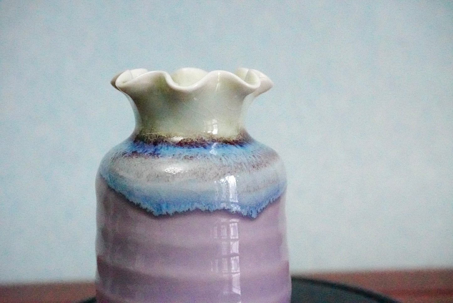 Cute mini unique glazed vases