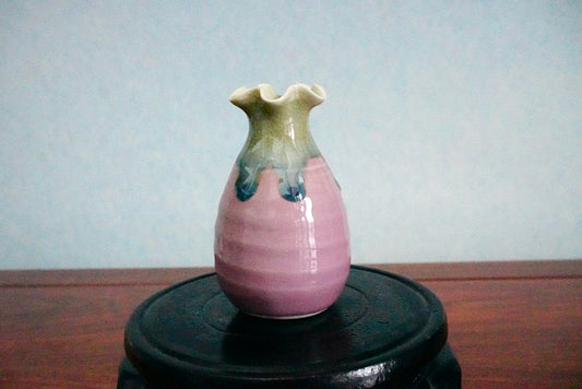 Cute mini unique glazed vases