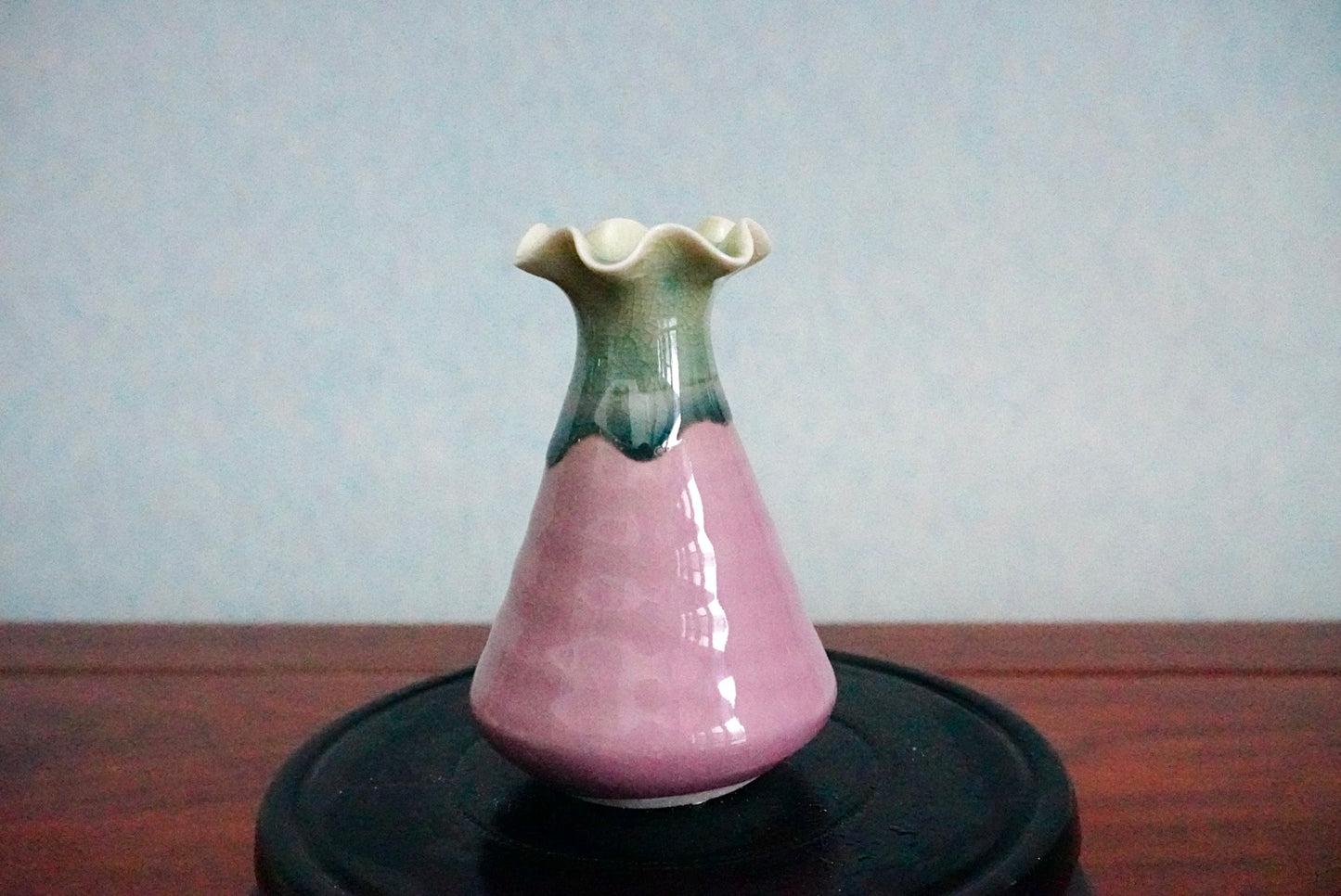 Cute mini unique glazed vases