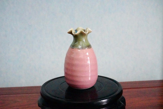 Cute mini unique glazed vases