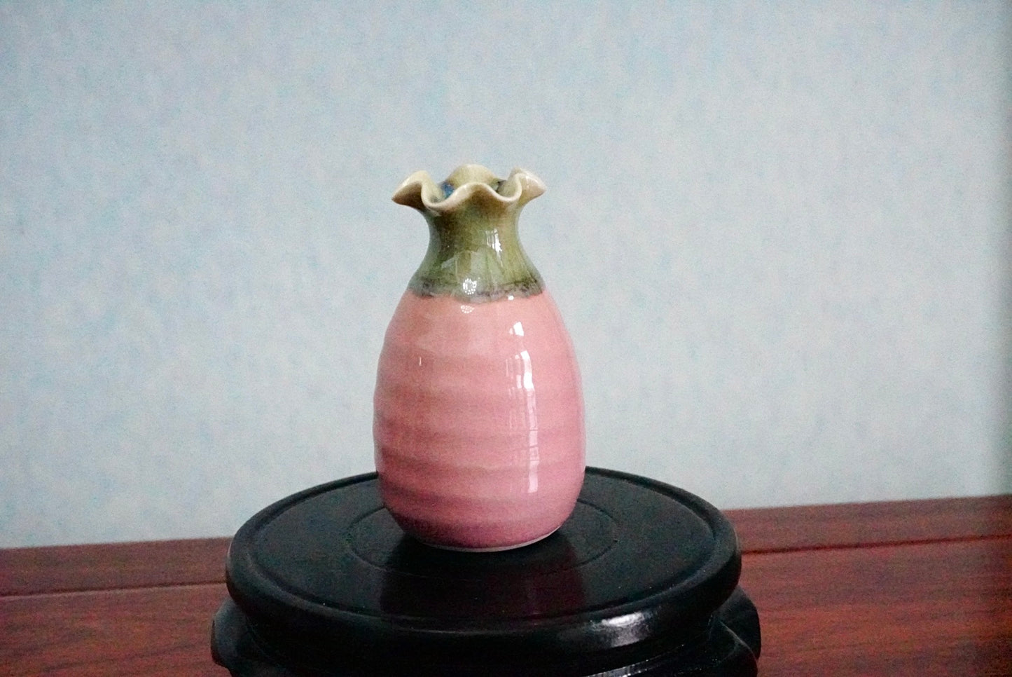 Cute mini unique glazed vases