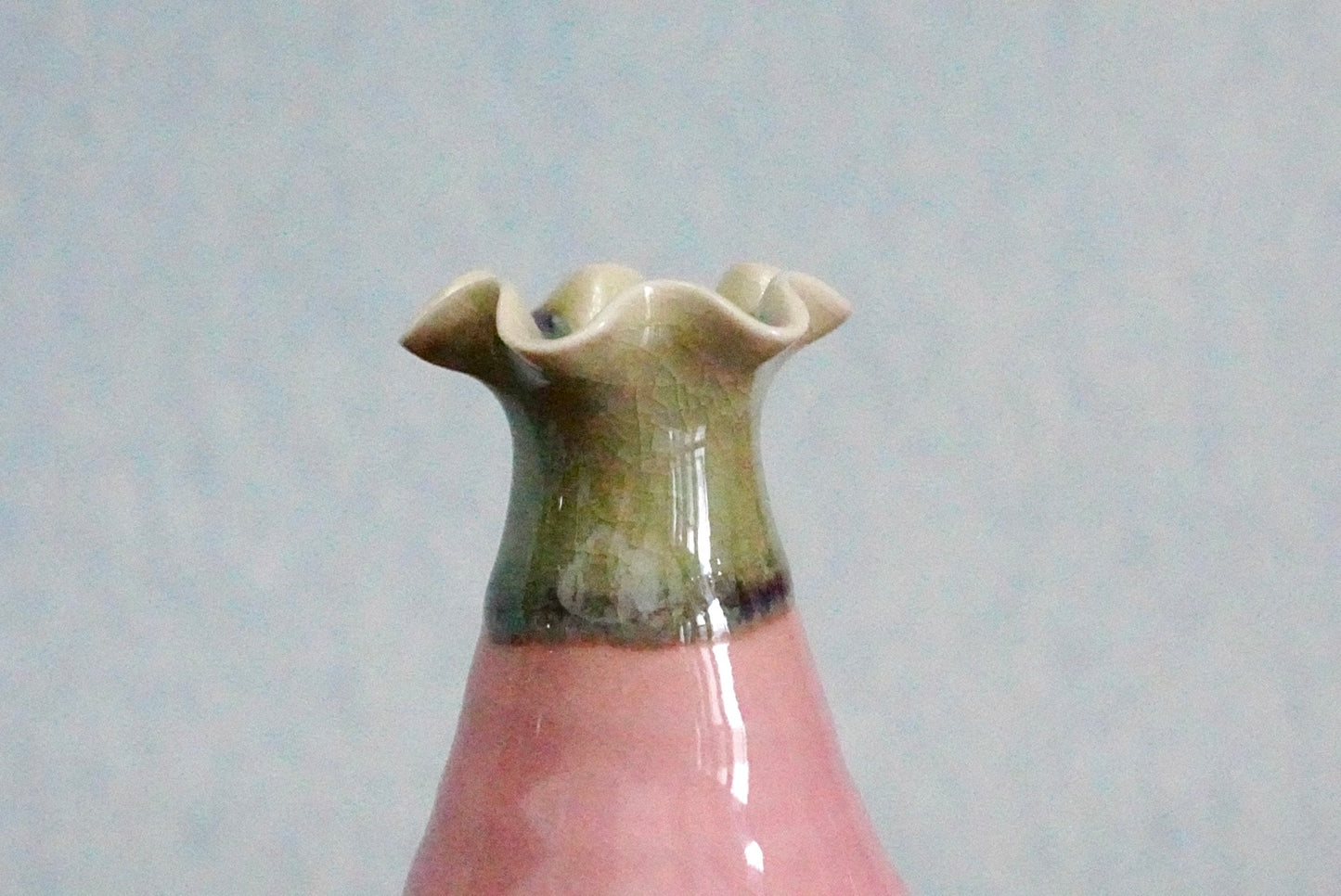 Cute mini unique glazed vases