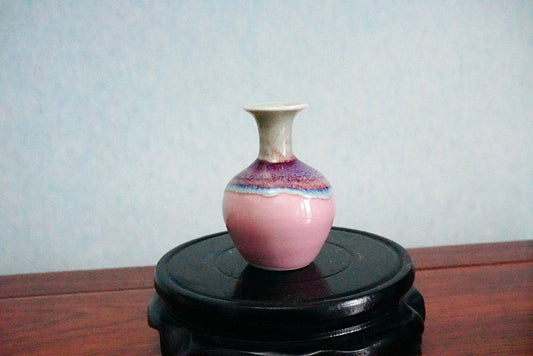 Cute mini unique glazed vases