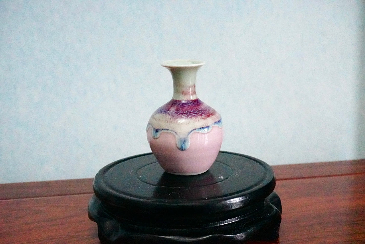 Cute mini unique glazed vases