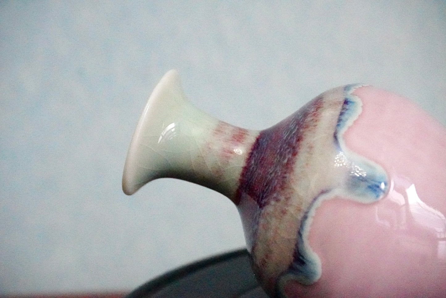 Cute mini unique glazed vases