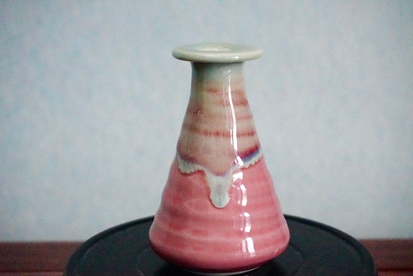 Cute mini unique glazed vases