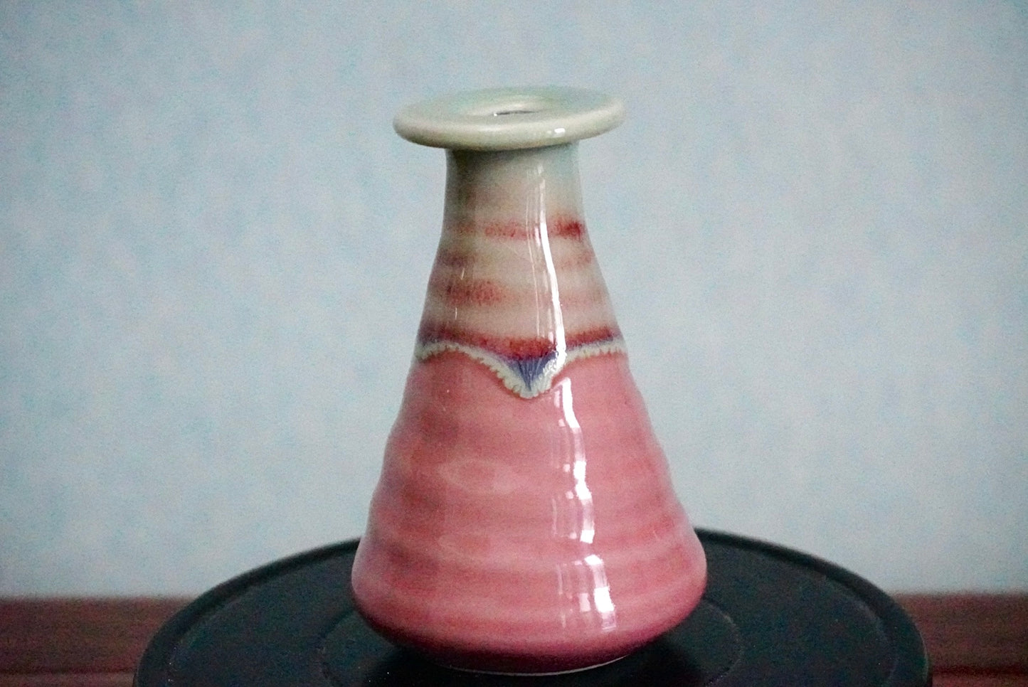 Cute mini unique glazed vases