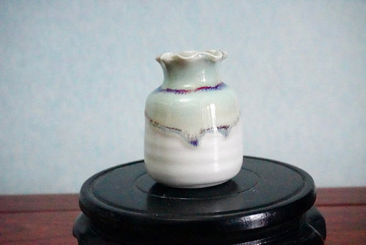 Cute mini unique glazed vases