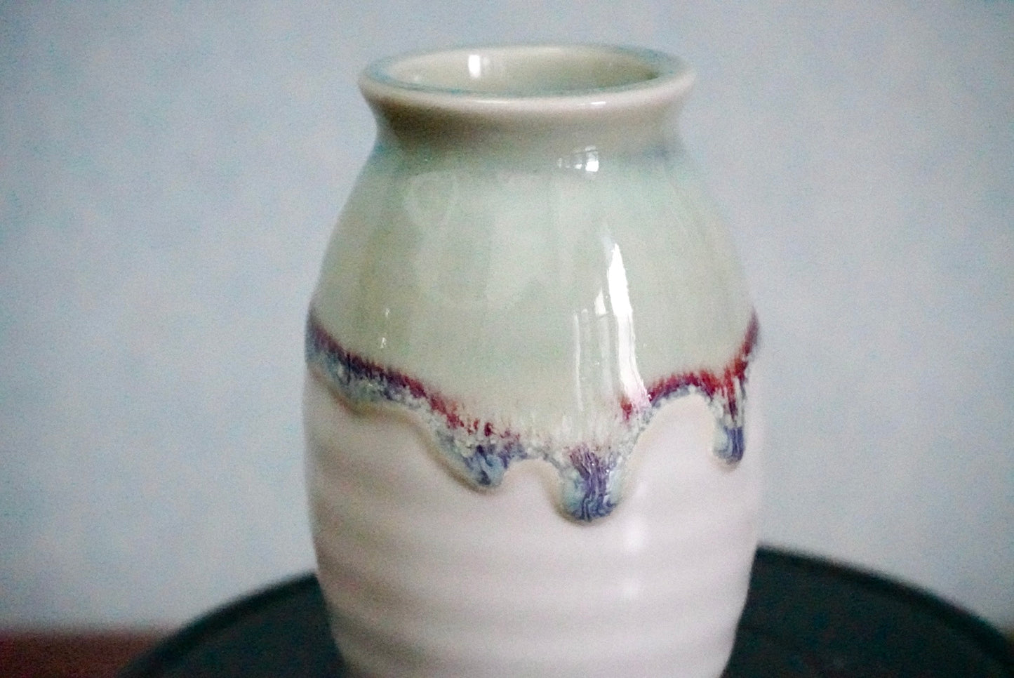 Cute mini unique glazed vases