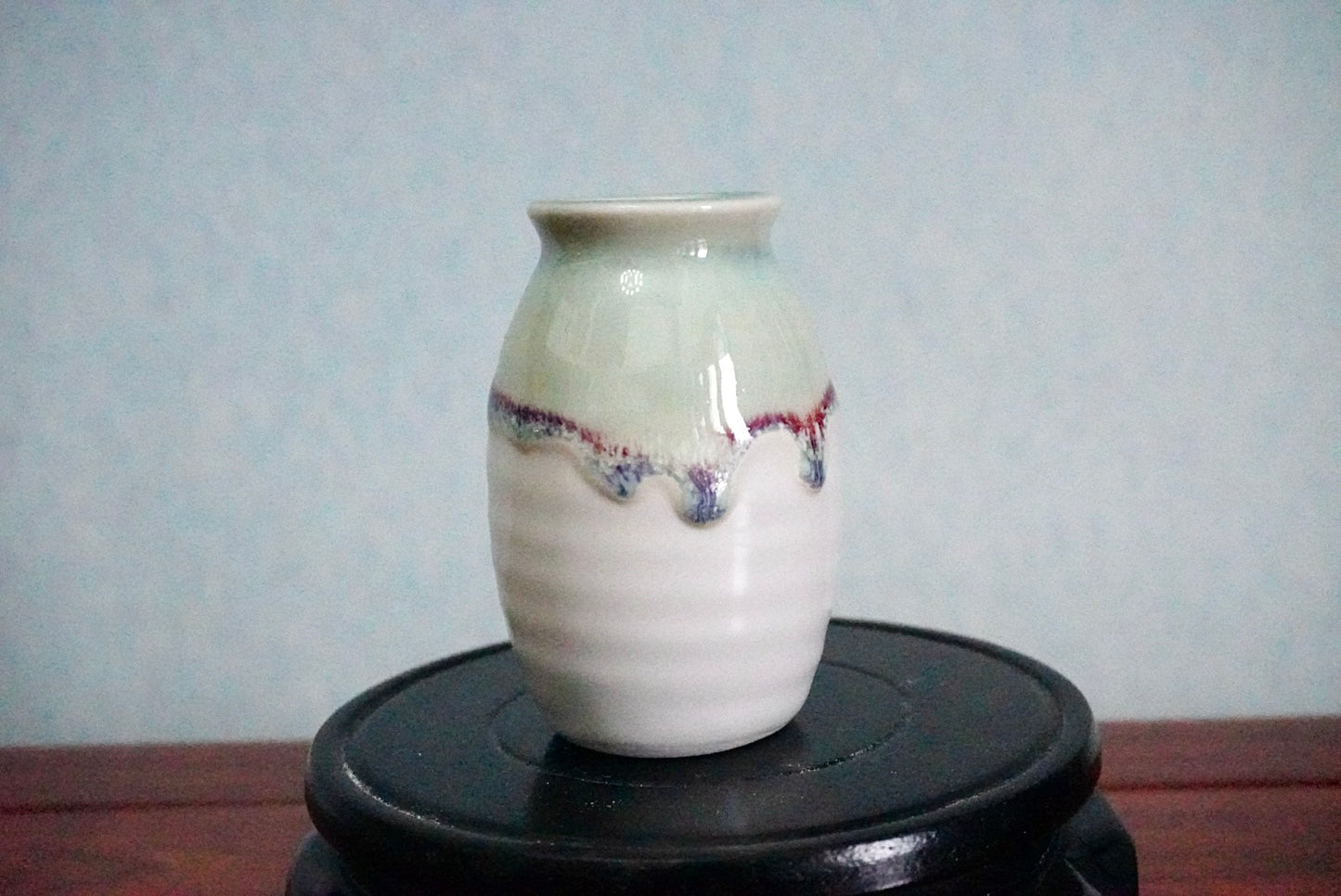 Cute mini unique glazed vases