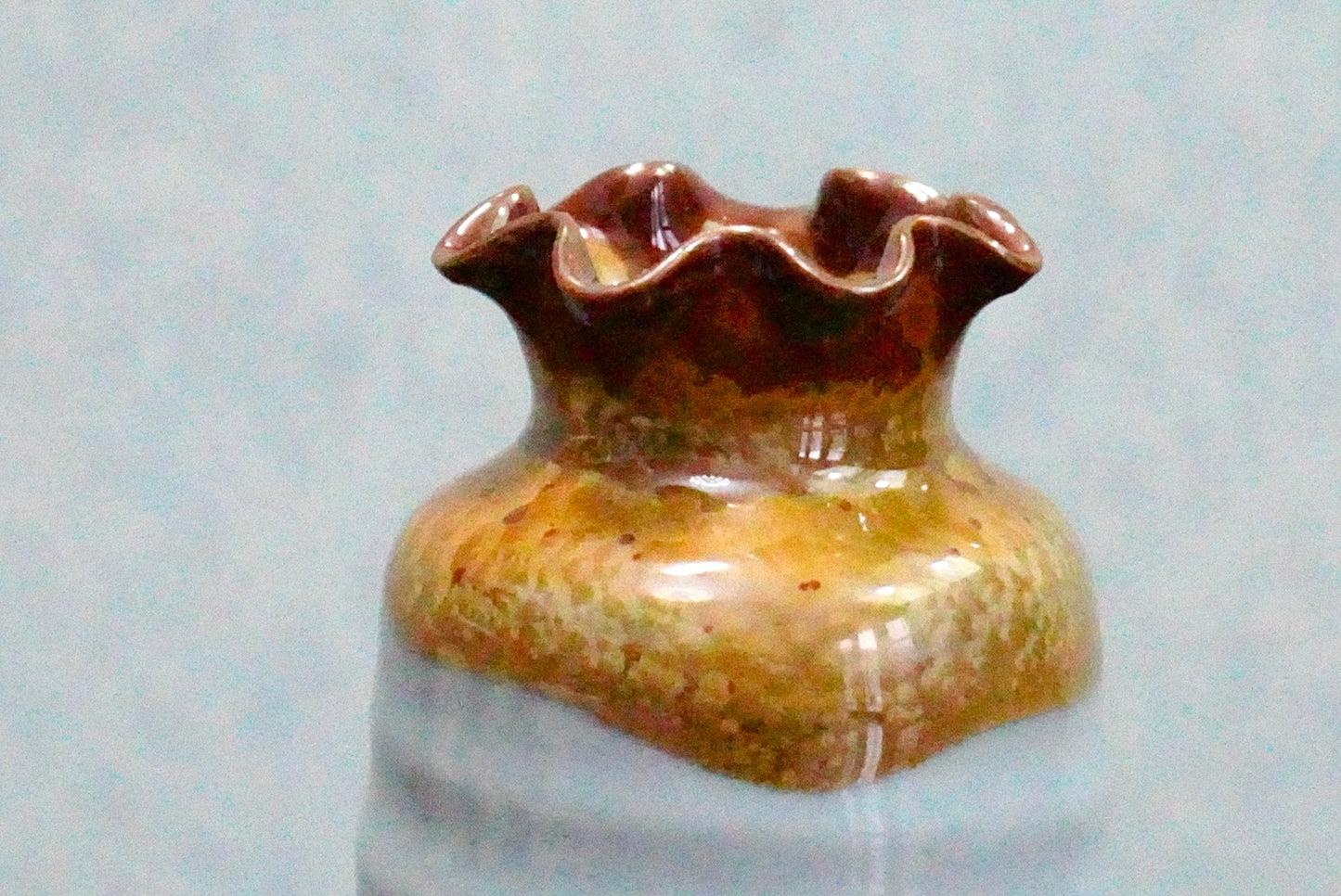 Cute mini unique glazed vases