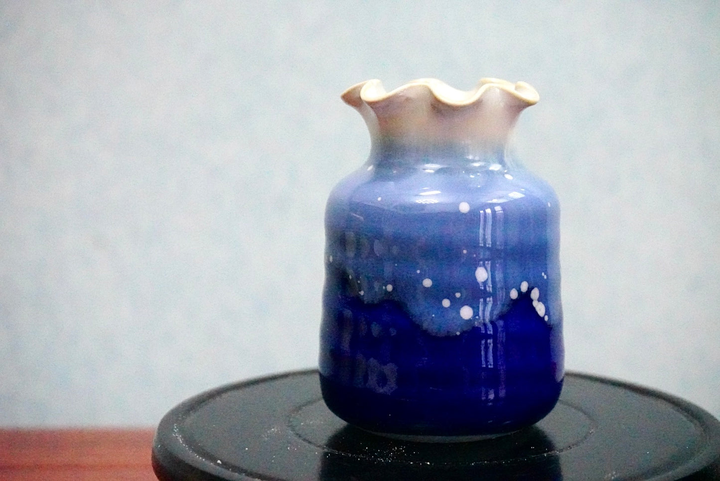 Cute mini unique glazed vases