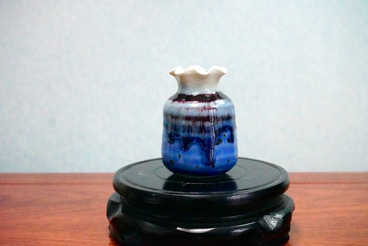 Cute mini unique glazed vases