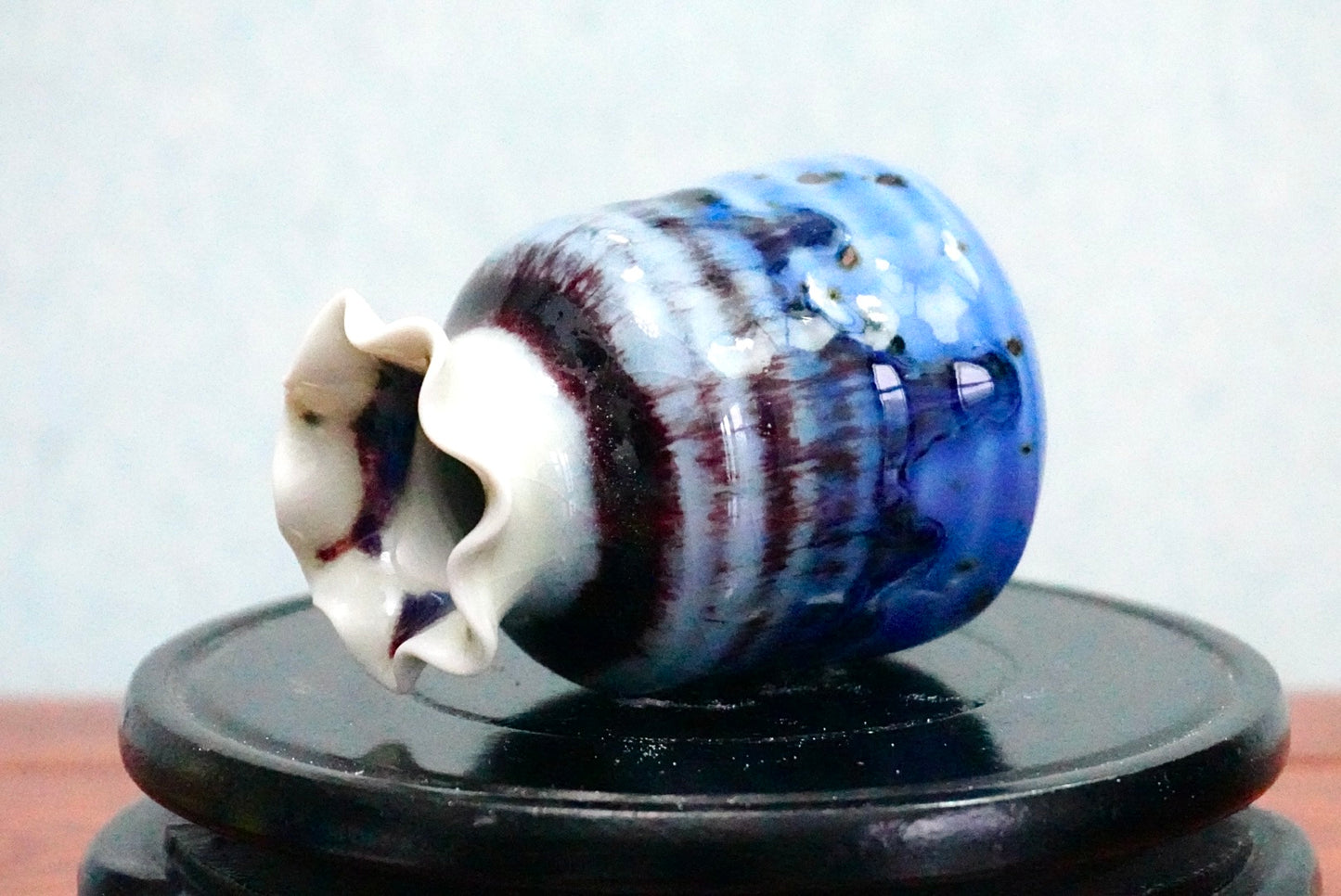 Cute mini unique glazed vases