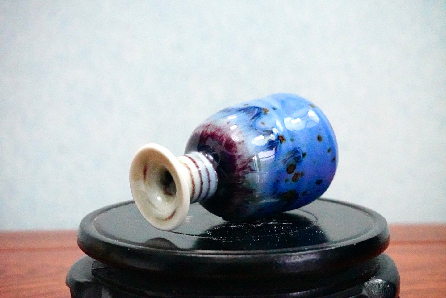 Cute mini unique glazed vases