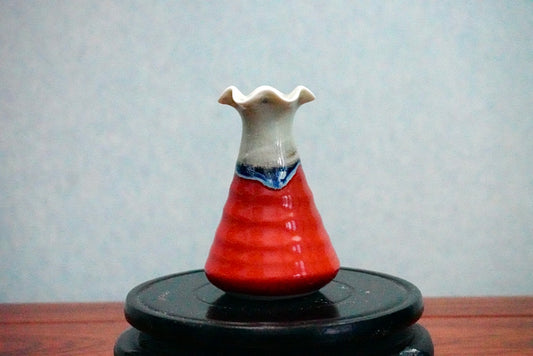 Cute mini unique glazed vases