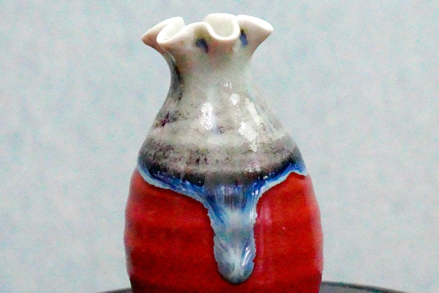 Cute mini unique glazed vases