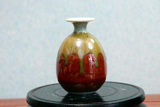 Cute mini unique glazed vases