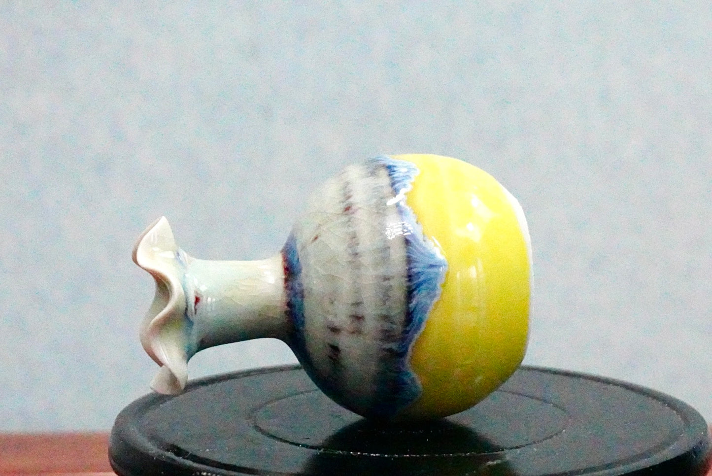 Cute mini unique glazed vases