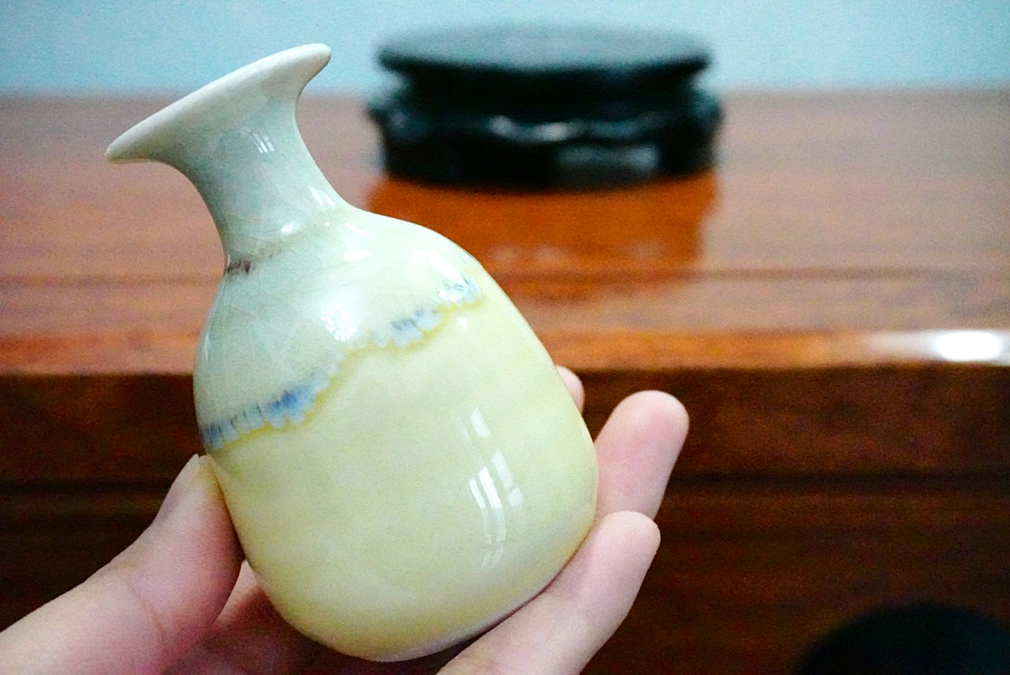 Cute mini unique glazed vases