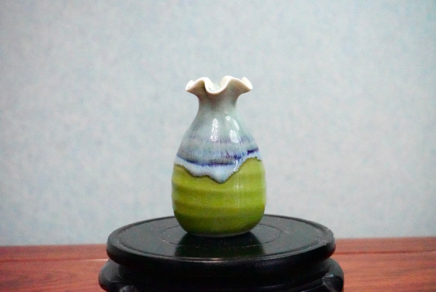 Cute mini unique glazed vases
