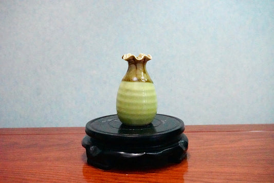 Cute mini unique glazed vases