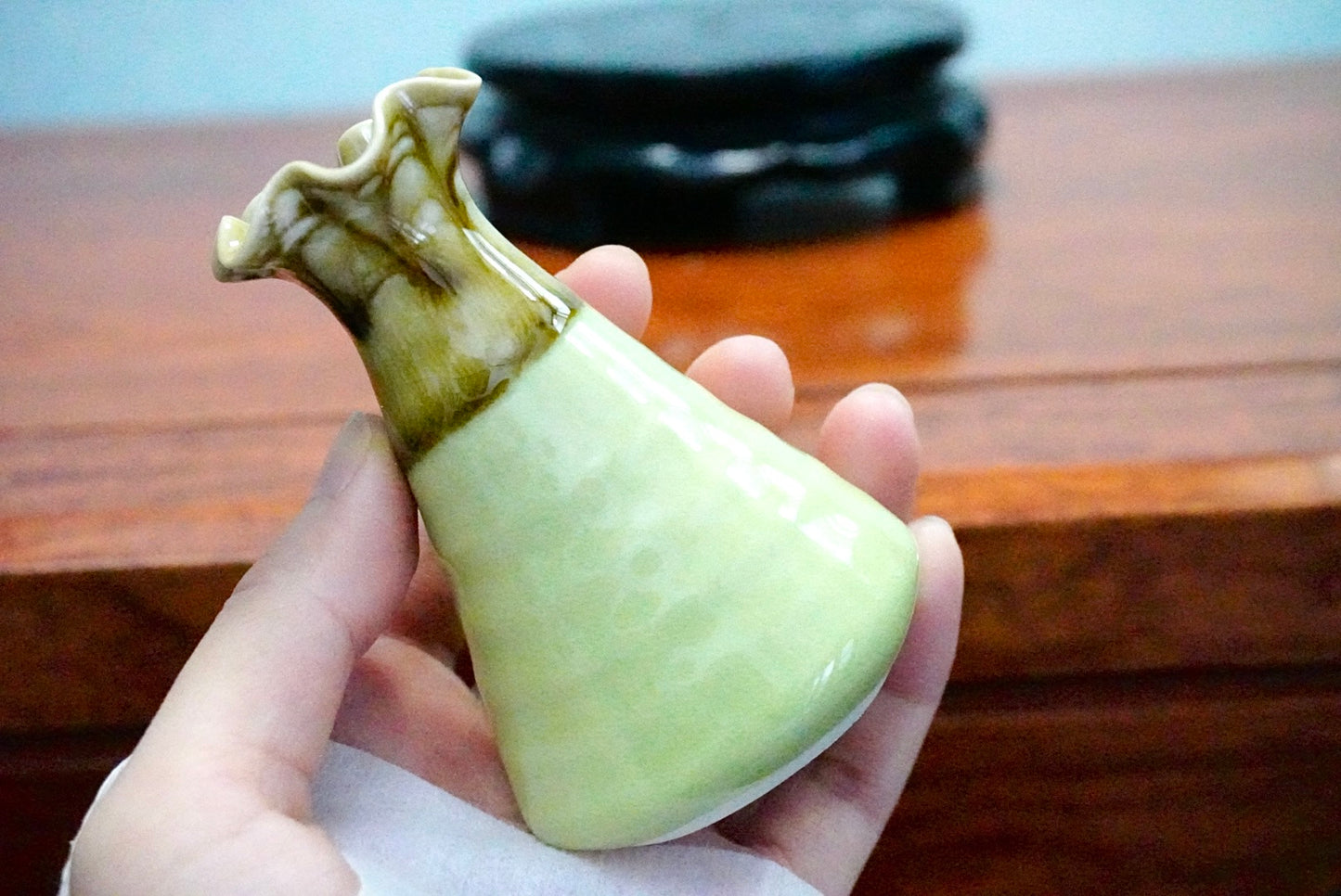 Cute mini unique glazed vases