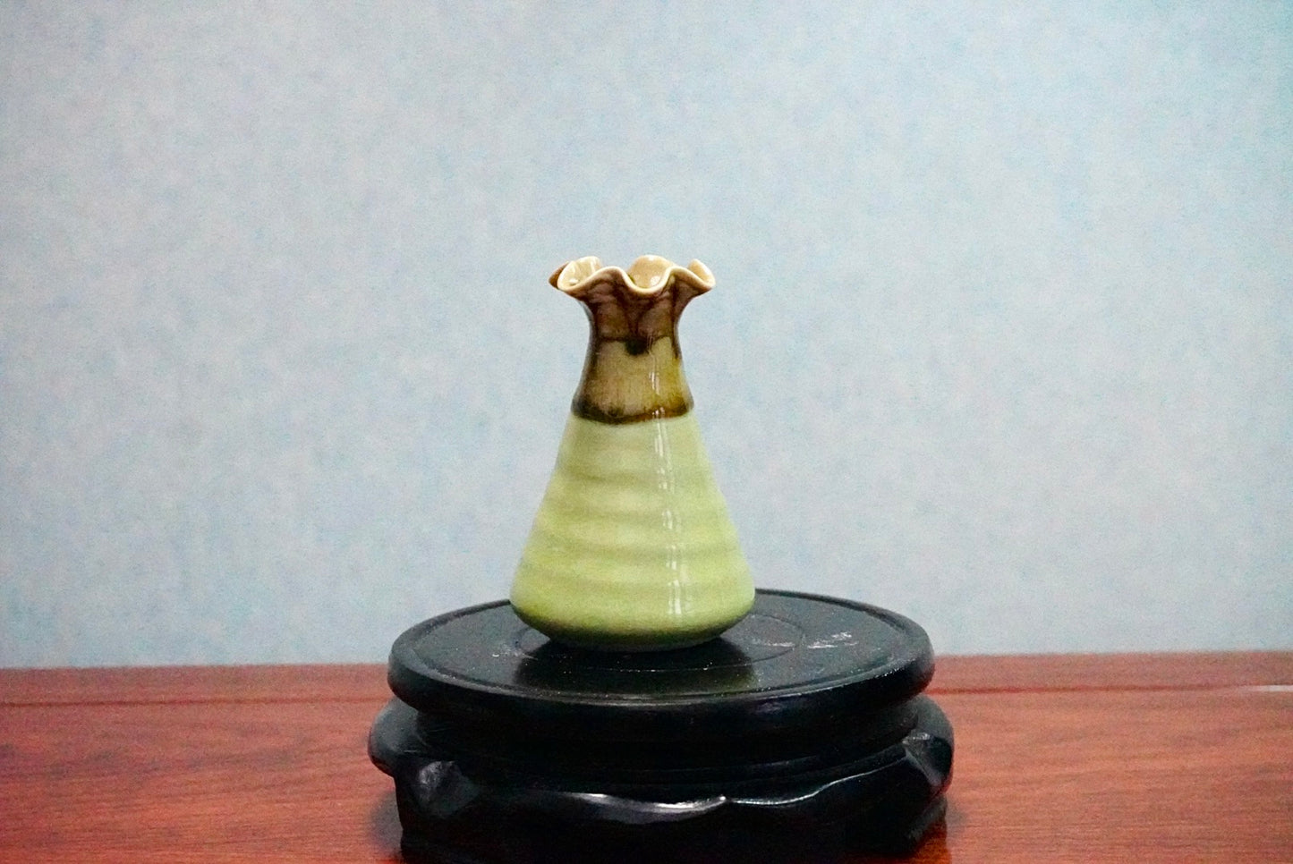Cute mini unique glazed vases
