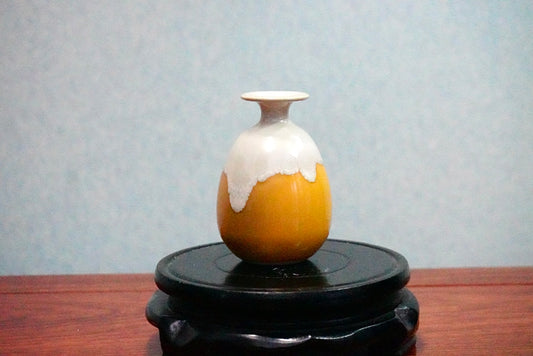 Cute mini unique glazed vases