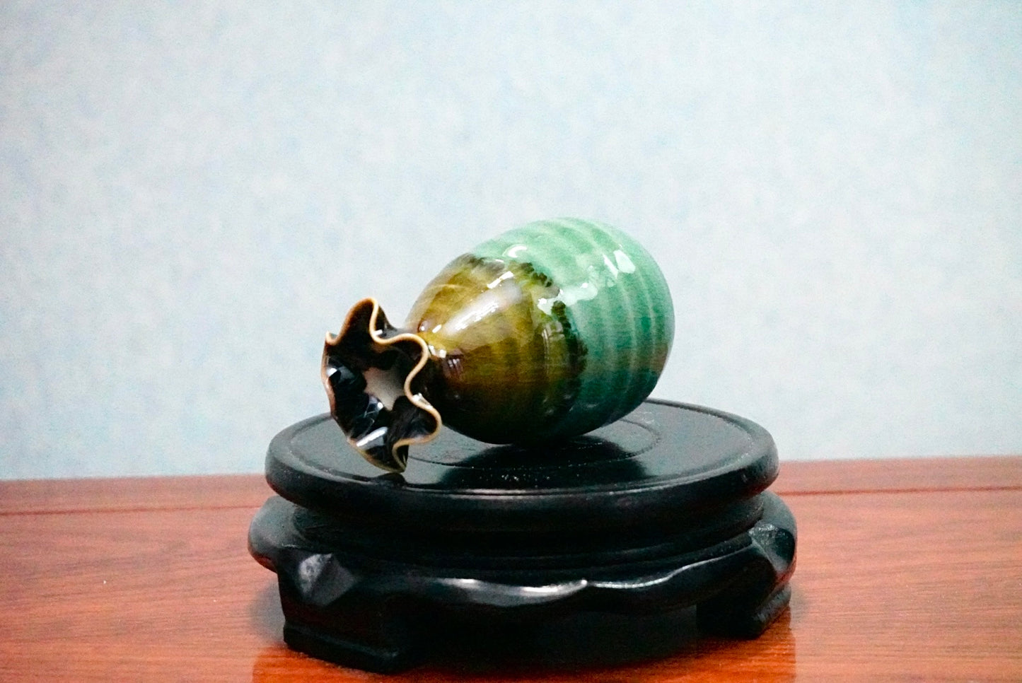 Cute mini unique glazed vases