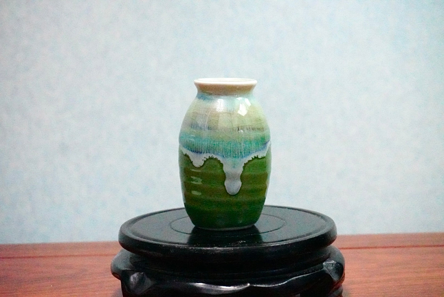 Cute mini unique glazed vases