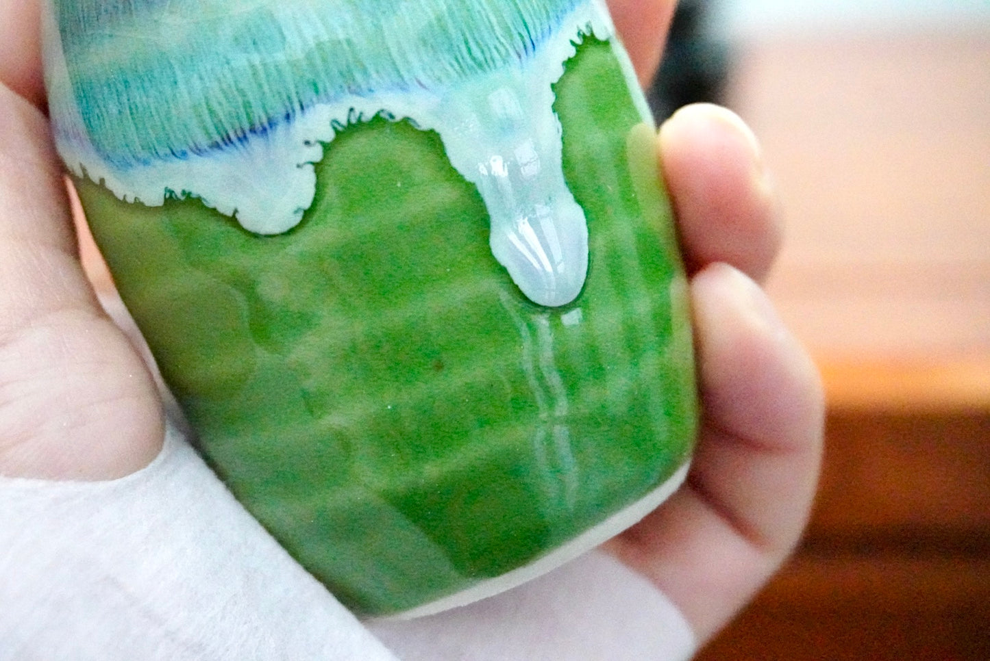 Cute mini unique glazed vases