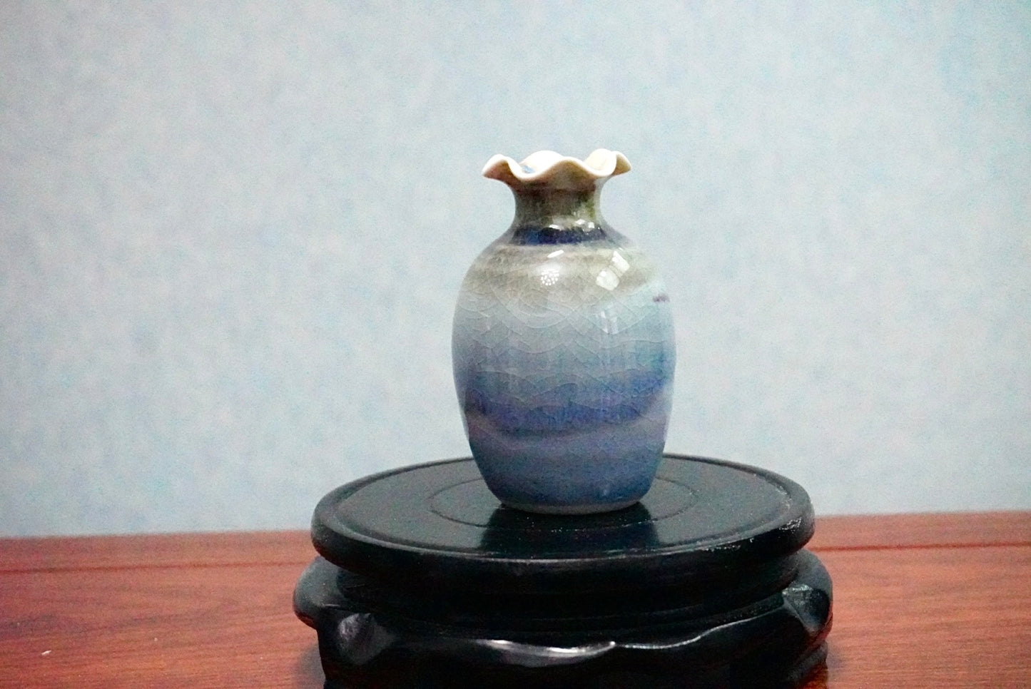 Cute mini unique glazed vases