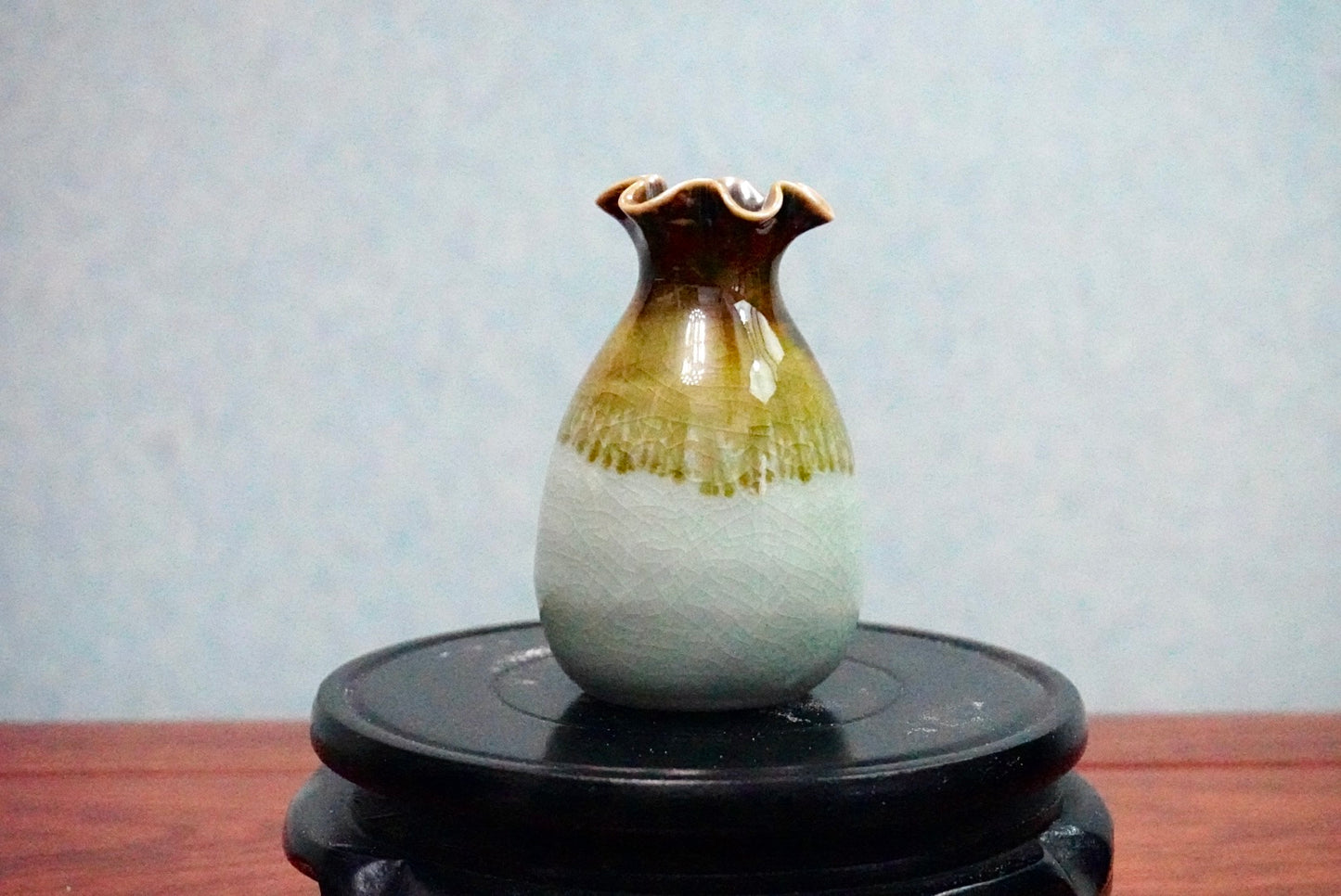Cute mini unique glazed vases