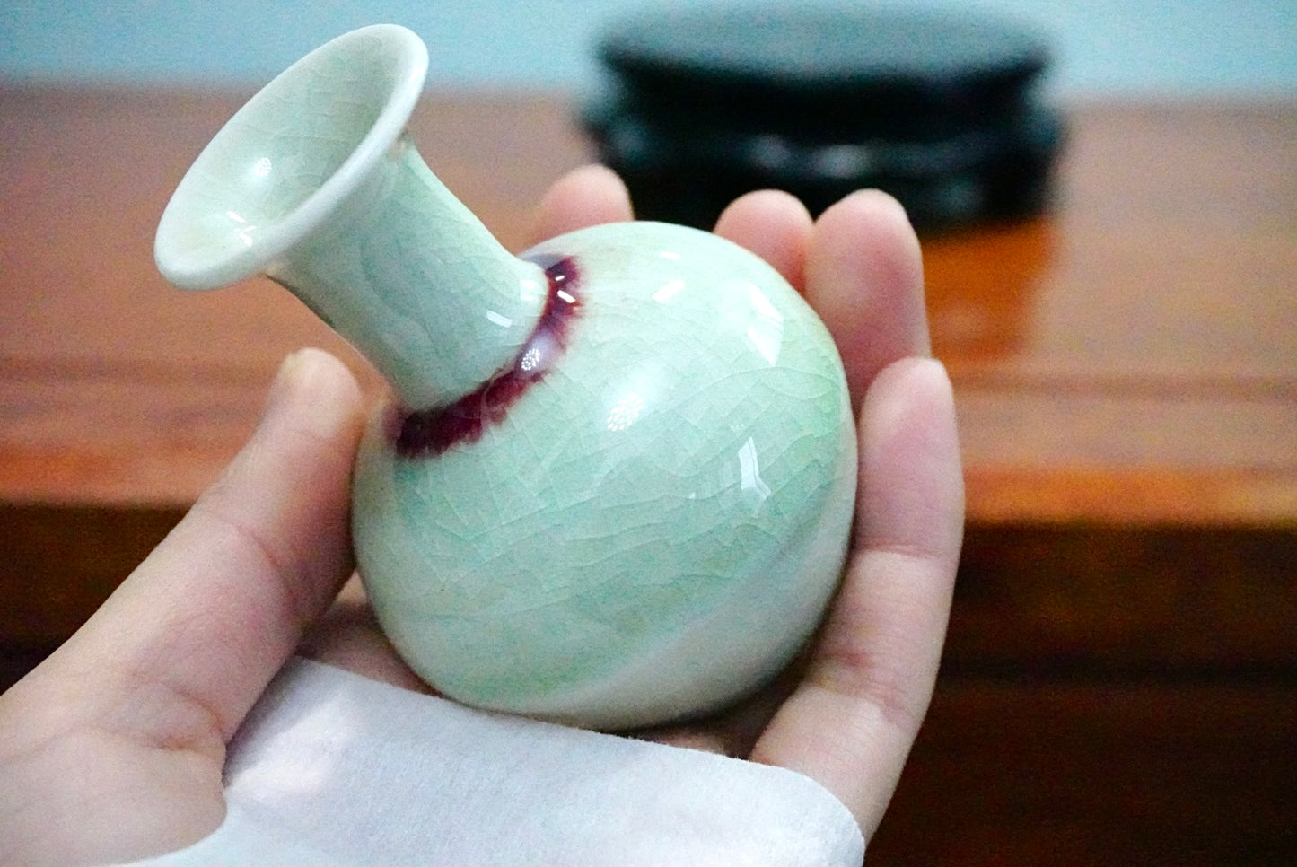 Cute mini unique glazed vases