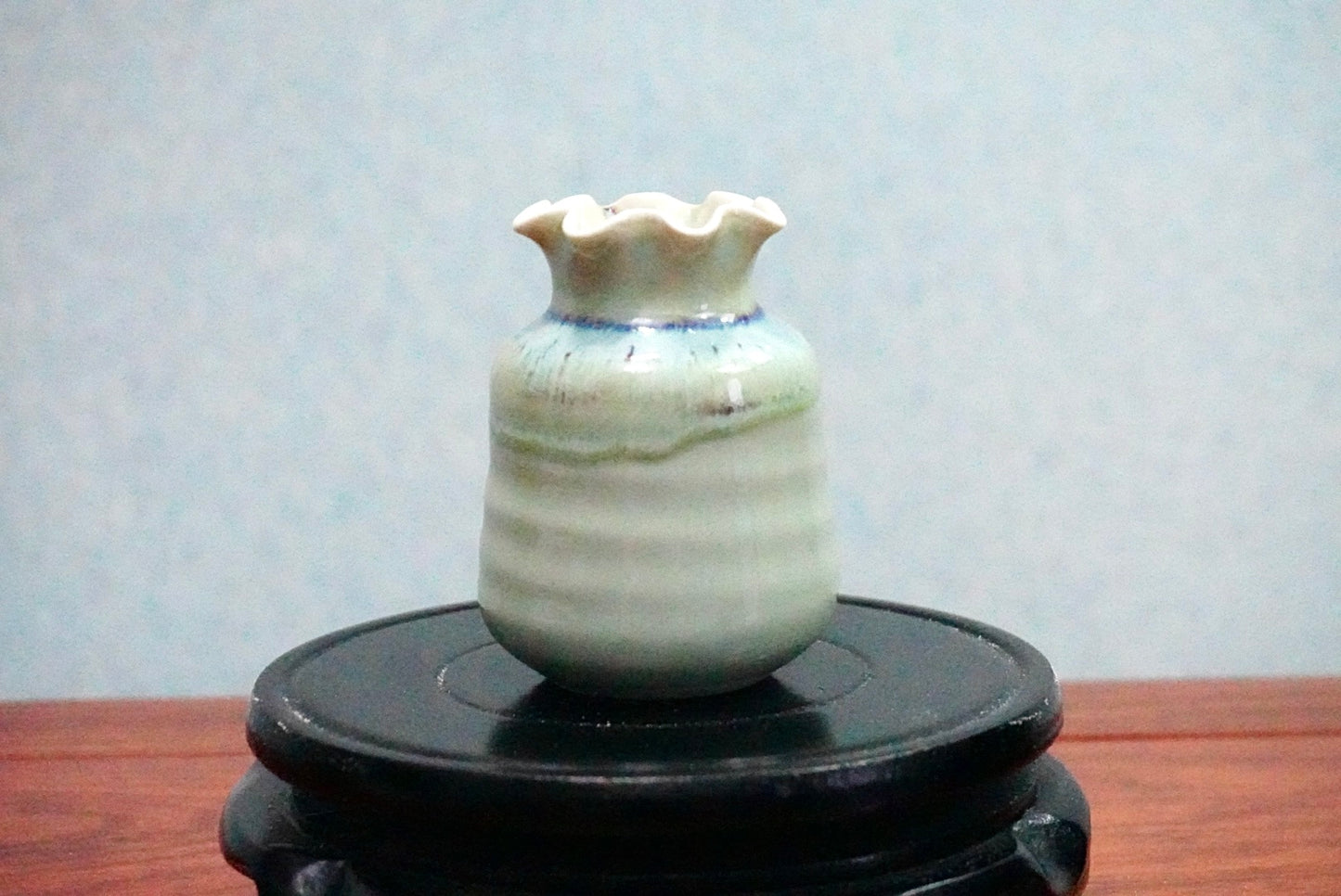 Cute mini unique glazed vases