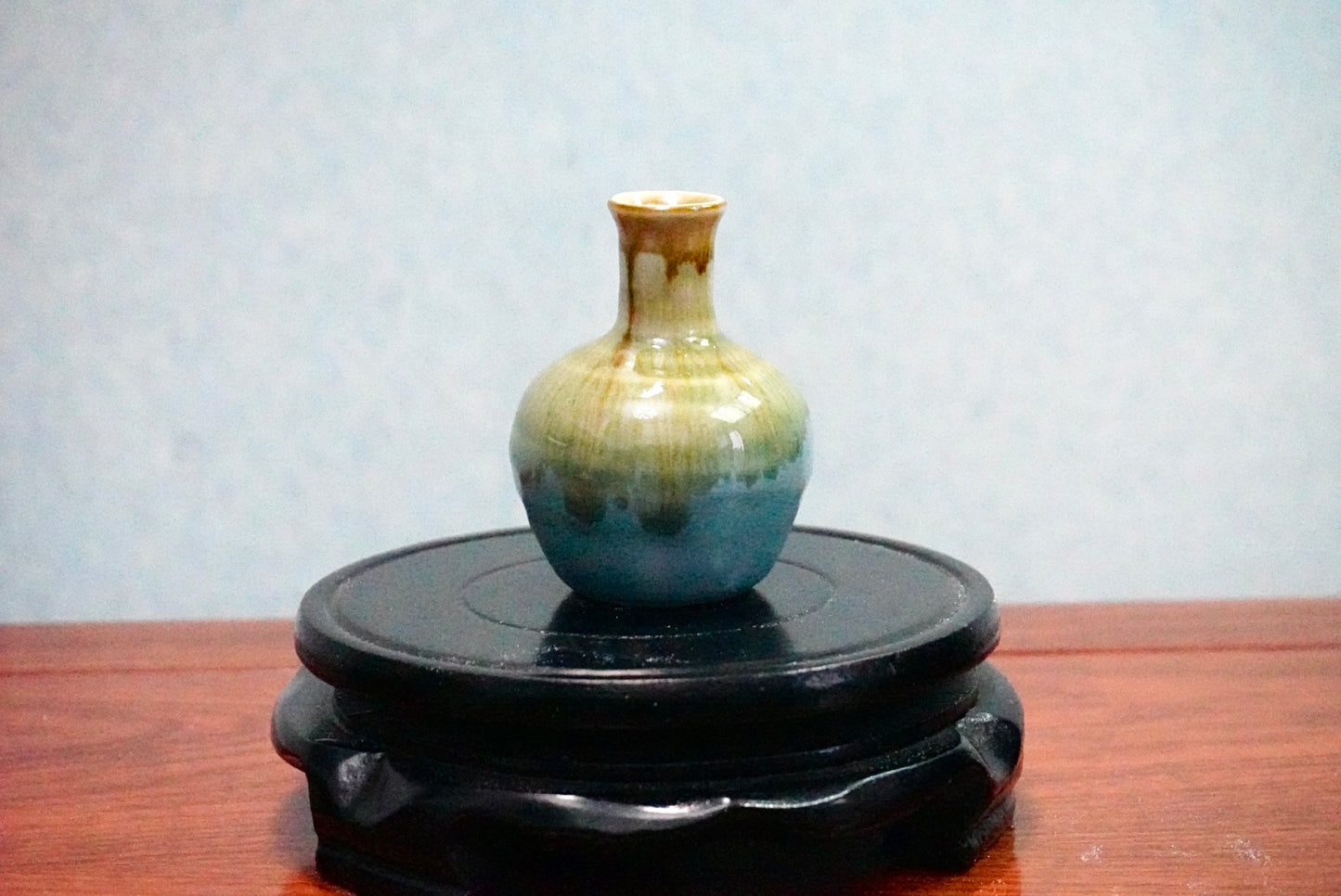 Cute mini unique glazed vases