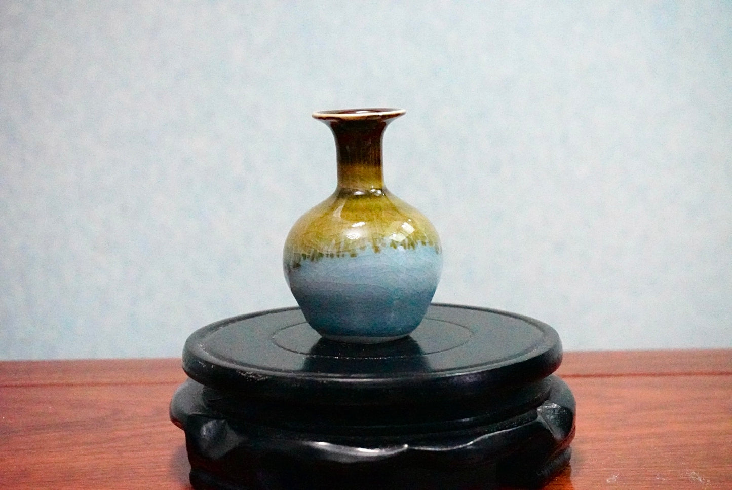 Cute mini unique glazed vases