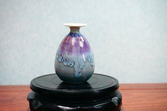 Cute mini unique glazed vases