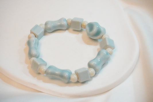 Baby Blue Ceramic Bracelet