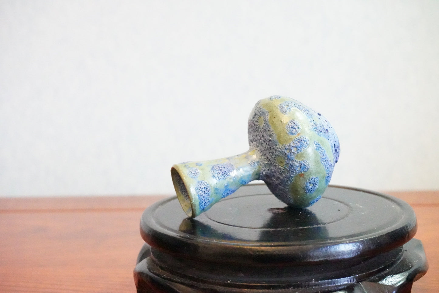 Cute mini unique bubble glazed vases