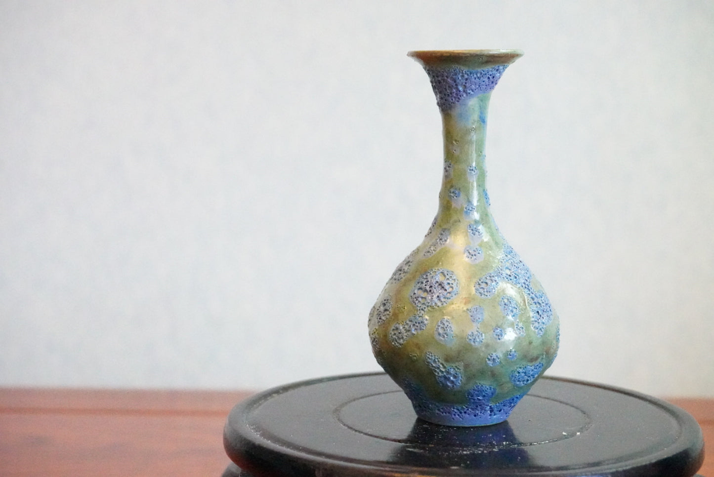 Cute mini unique bubble glazed vases