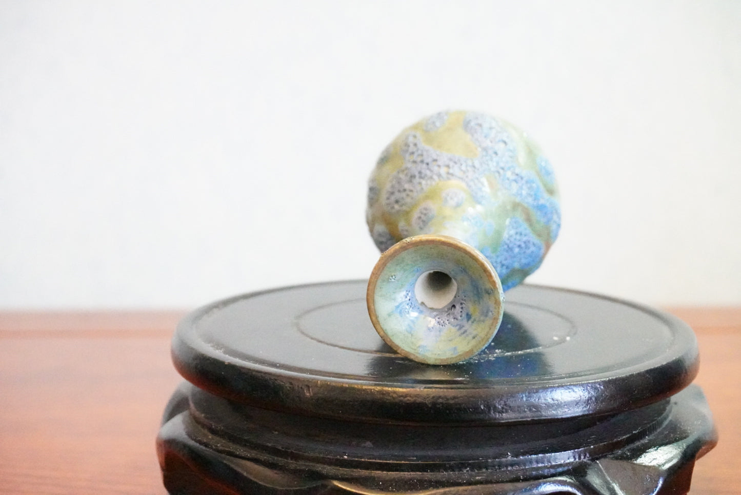 Cute mini unique bubble glazed vases
